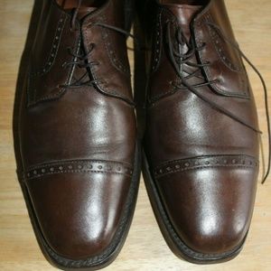 Allen Edmonds Perry Brown Leather Cap Toe Oxford